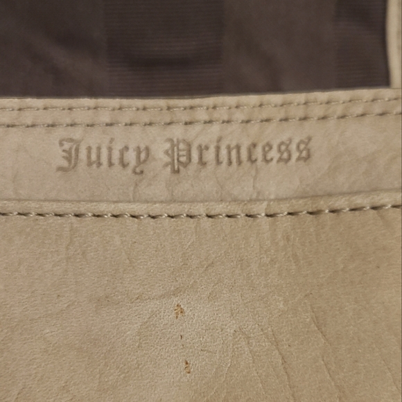 Vintage Juicy Couture Tan Leather Lock and Key Wallet - Picture 6 of 8